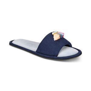INC International Concepts Blue Tassels Slippers